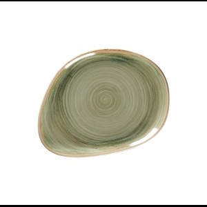 Bord plat organic Spot Emerald 220x167x20mm